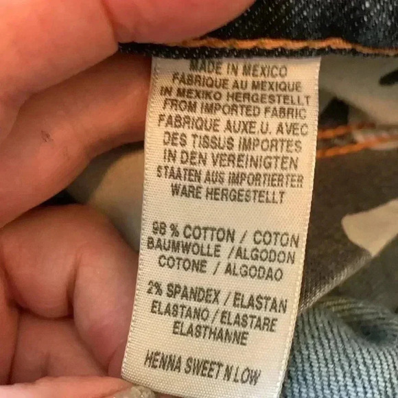 Lucky Brand Vintage Henna Sweet N Low Boot Cut Jeans w Embroidery on Pockets - Picture 6 of 8